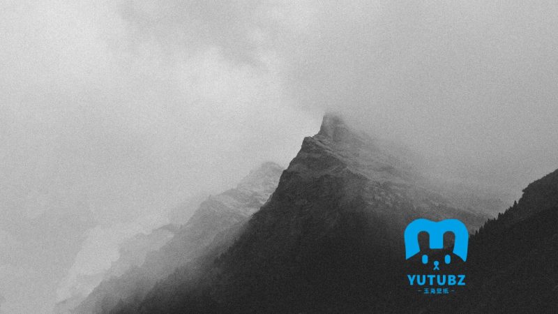 山-山峦剪影-玉兔4K壁纸！