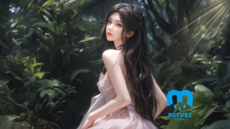 光影回眸-回眸-玉兔4K壁纸！