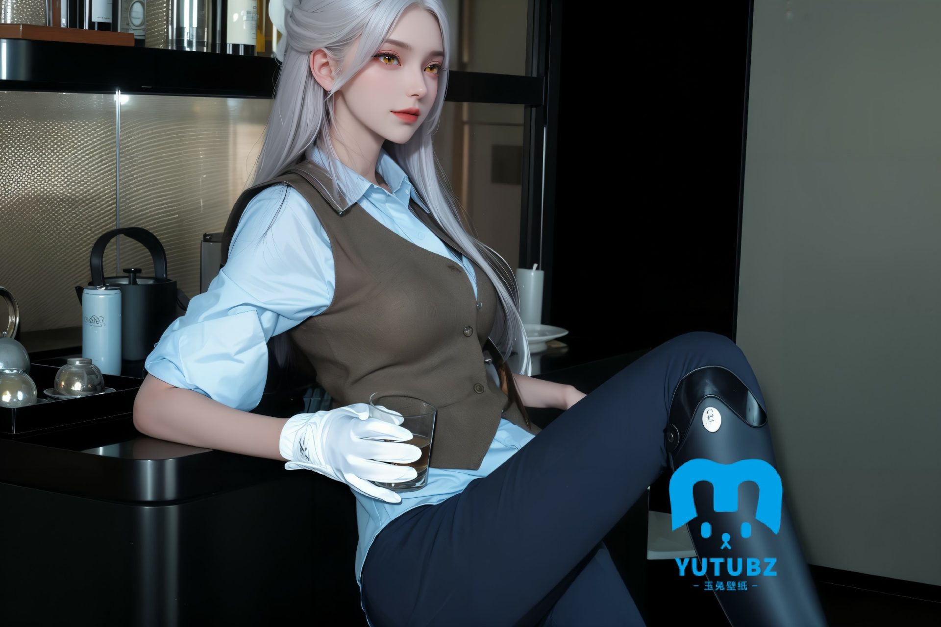 幻灯片-玉兔4K壁纸！