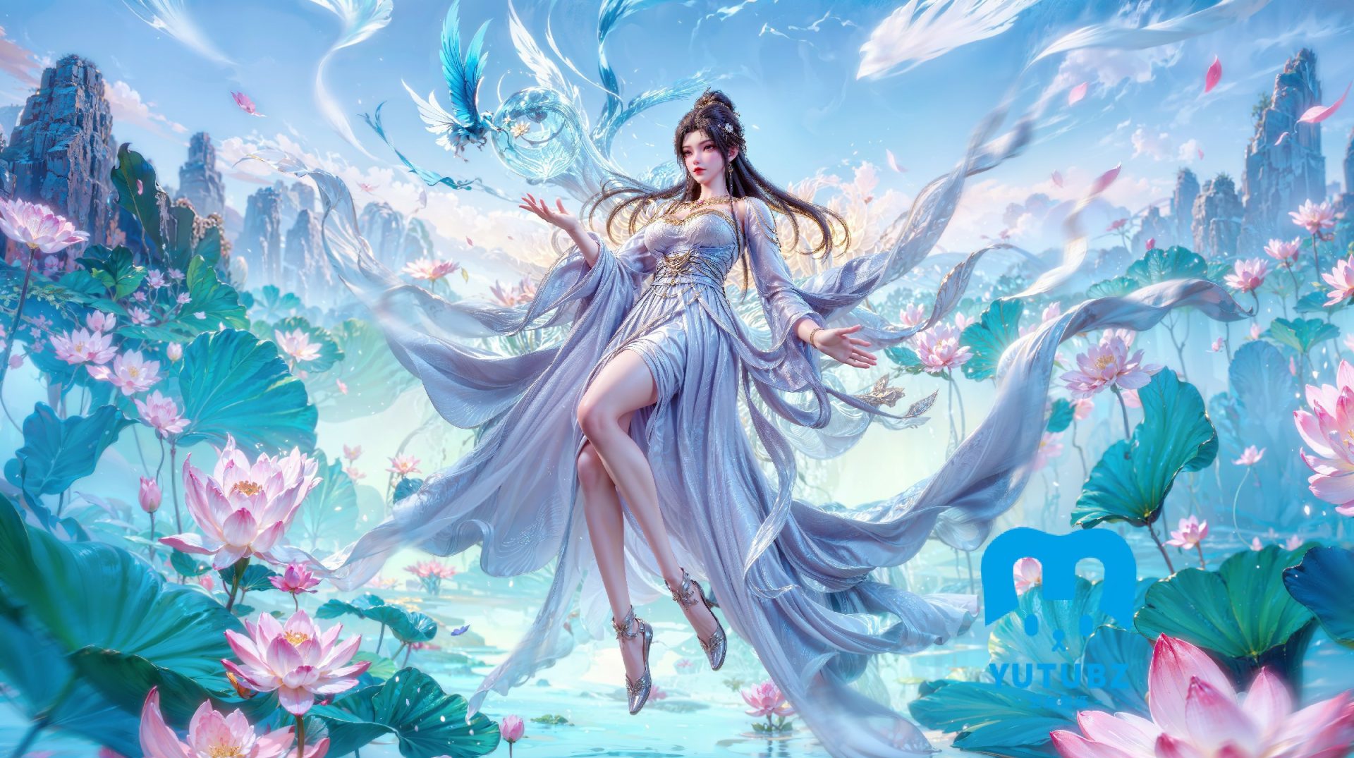 幻灯片-玉兔4K壁纸！