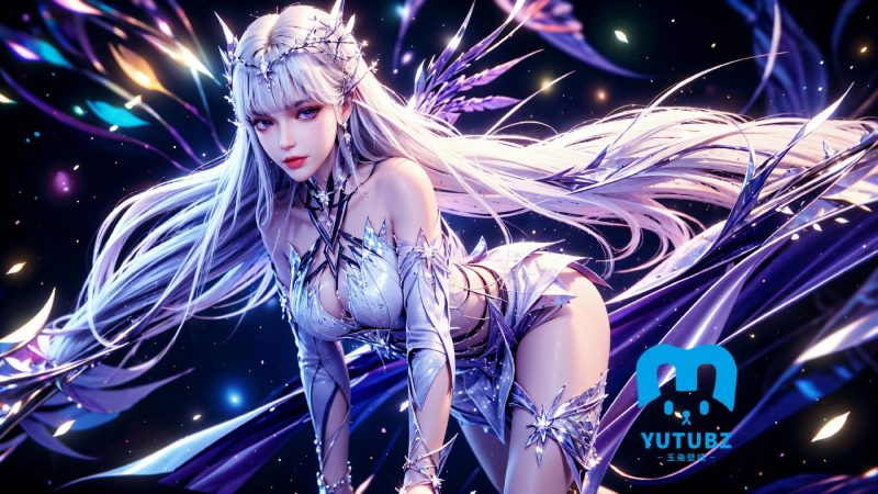 神印王座-圣采儿神眷觉醒-玉兔4K壁纸！