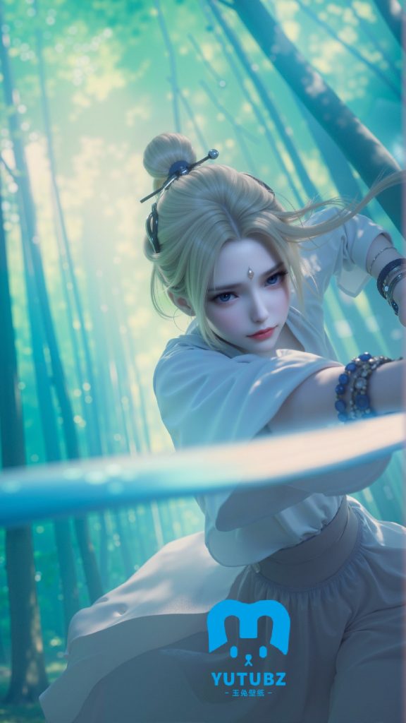 图片[2]-斗罗大陆-千仞雪【9H-29S】-玉兔4K壁纸！