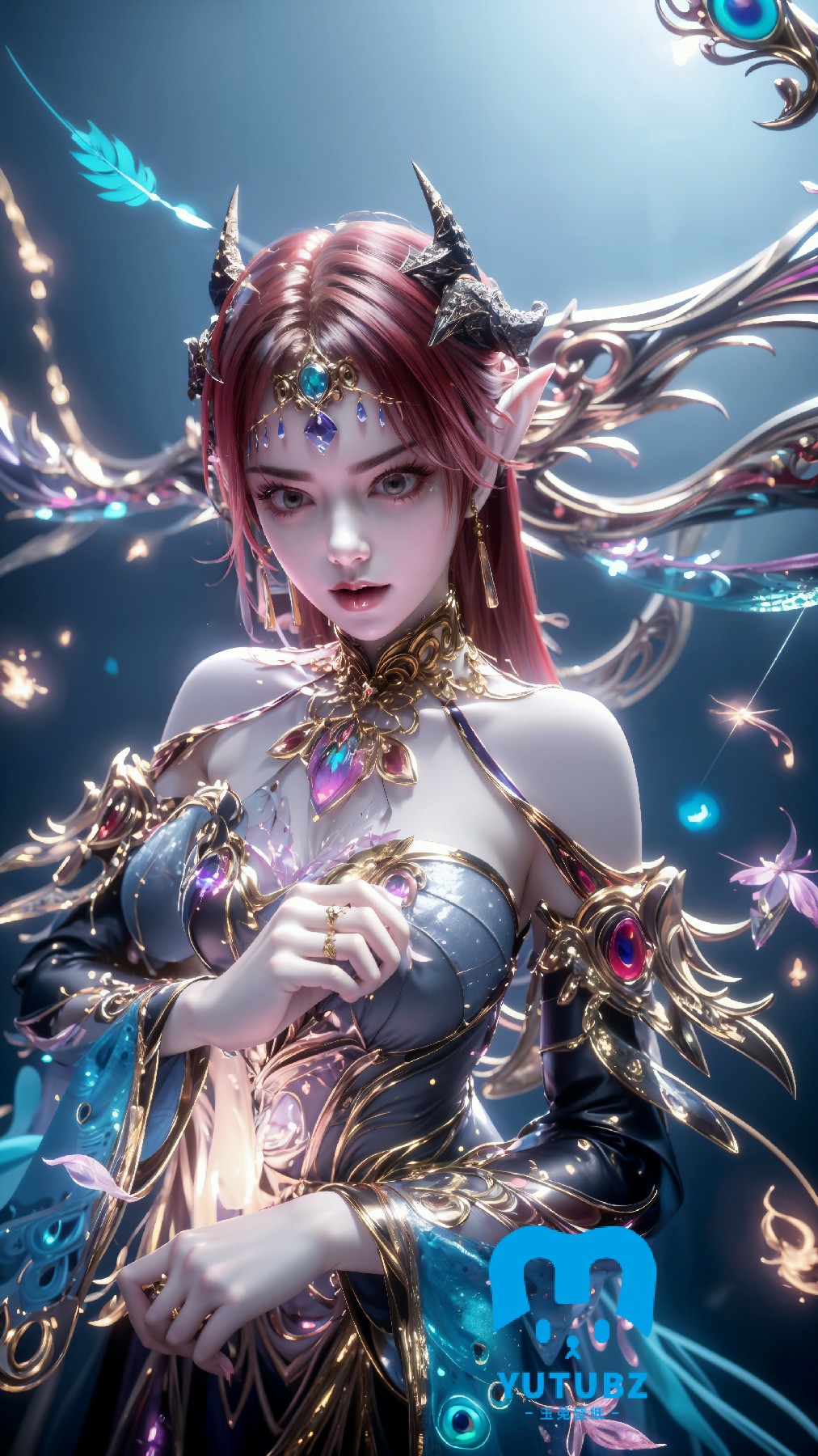 幻灯片-玉兔4K壁纸！