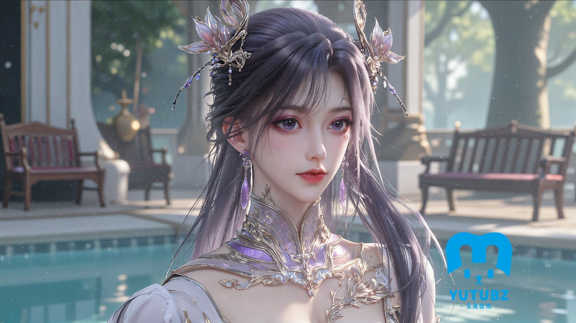 幻灯片-玉兔4K壁纸！