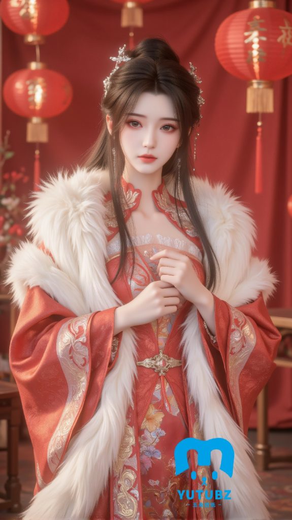 图片[2]-新年国漫女神【6H-86S】-玉兔4K壁纸！