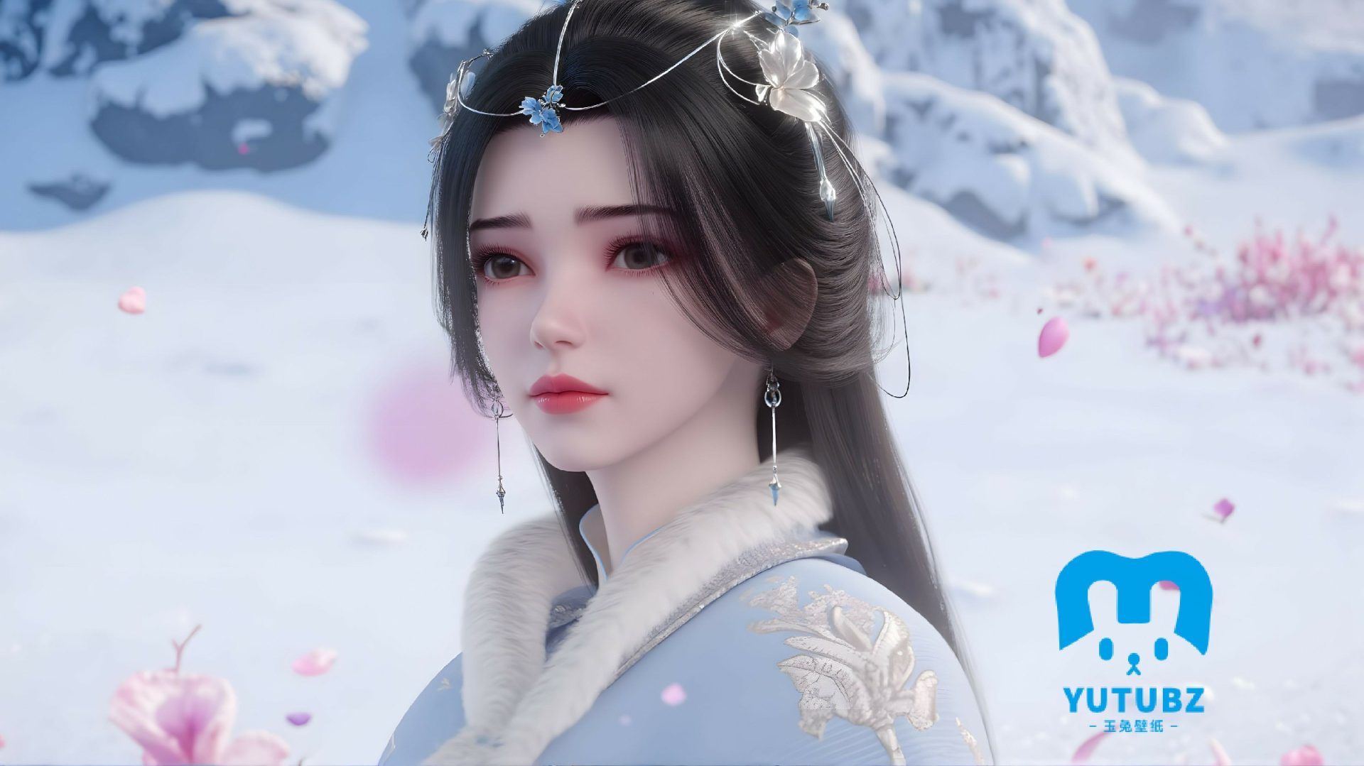 幻灯片-玉兔4K壁纸！