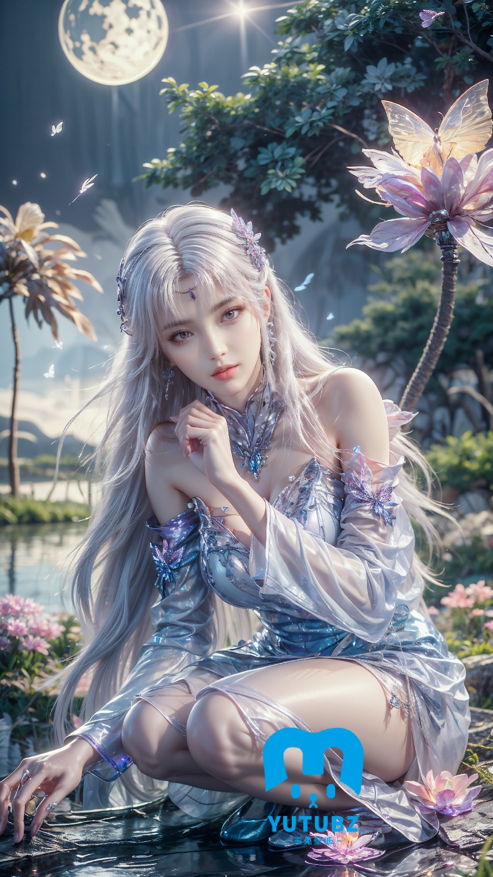 幻灯片-玉兔4K壁纸！